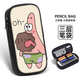 Bikeshu SpongeBob Bleistift Fall Grundschule Schüler Bleistift Fall Junior High School Schüler Bleistift Pencil Case Boy Boy Boy Boy Boy Leinwand Pencil Fall ZQ9196
