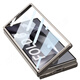 Geeignet für Samsung Zfol6 Mobiltelefon Hülle Klappbildschirm Dünne Business Plain Leder Card Bag Herrenabdeckung Anti-Fall-Handy-Schutzhülle Cover [Shell Film] Kartenbeutel-Lengshanhui