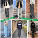 Dingfengbaoluo American washed jeans straight spring and summer trendy brand large size loose wide leg pants men DS61 black 4XL