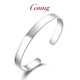 GsunGGSUNG Platinum Men's Solid Bracelet Couple's Bracelet Women's Platinum PT950 Simple and Fashionable Men's and Women's Model Customized Deposit Special Shot Single Shot Invalid No Shipment