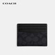 
CoaCH (COACH) Men's Luxury Black Coin Wallet Card Bag CW366MI5 [Brand Authorization] Gift for Boyfriend