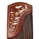 Brand Dunhuang Dunhuang Guzheng 694l Serie de caoba de la caoba Talling Test Performance Test Guzheng Instrumento musical Shanghai Instrumento musical Factory 694L Patrón de loto (conjunto completo de accesorios)