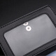QIGER Fashionable Women's Cowhide Card Bag Men's Multi-Card Business Card Clip Business Bank Credit Card Case Leather Driver's License Brown
