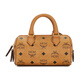 MCM ELLA Mini One-Shoulder Crossbody Bag Hand-in Boston Bag Women's Bag Cognac [Gift]
