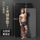 Raft core men's yoga mat fitness mat thickened mat lengthened and widened exercise training anti-slip skipping rope sound insulation shock absorption tough black strap 186cm*61cm thickened 10mm basic model