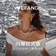 HEFANG He Fang Jewelry Fantasy Nebula Necklace Clavicle Chain Women's Light Luxury High-end Birthday Gift for Girlfriend White
