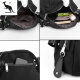 Cool Känguru Nylon Oxford Stoffschalen -Tasche Frauen Crossbody Tasche 2025 Neues lässiges und modisches vielseitiges Leinwand -Umhängetasche Schwarz