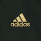 Adidas Chaqueta para niños Spring Cardigan para niños al aire libre Sports Versátiles versátiles de cuello negro/oro 128