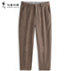 Dancing with Wolves [pana] pantalones casuales para hombres 2025 Autumn New Men's Clothing Fácil de cuidar pantalones rectos amigables con la piel 4013 Khaki 701 31