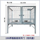 HKML dog cage large dog outdoor with toilet sturdy Labrador Golden Retriever German Shepherd reinforced medium dog kennel single layer 190 breeding plate bottom double open cage Chongqing, Fujian, Sichuan, Jiangxi