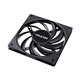 
Zero Degree Shijia UT12015 thin chassis fan 12cm PWM intelligent temperature control computer desktop 12cm heat dissipation fan 120mm small four-pin connector Thickness 15mm UT12015 black (thickness 15mm)