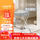 ABCMOKOO Diaper Table Baby Care Table NOUVEAU bébé Massage multifonctionnel Touch et Change Table de couches Morandi Gray [Aishe-Air] Lift à 5 vitesses