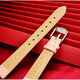 
Original version of Zhu Peili, suitable for Casio LTP-1391 V300 she-4539 4540 women's watch strap pink, alligator pink: steel pin buckle 14mm