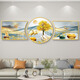 
Shunjixiangli light luxury living room decoration painting sofa background wall hanging painting mural simple modern wall painting sense atmospheric high-end JD15282 90*70/90*90/90*70 Handmade diamond inlay painting pvc gold edge
