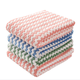 Thousand Lingniao thickened and larger rags, absorbent dishcloths, kitchen special non-linting towels for wiping tables, lazy scouring pads, 5 packs, mixed colors, 30*40cm, large size