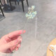 Mrs Win's new antique style tassel flower hairpin, ball headband, hairpin, cheongsam, Hanfu hairpin, walking accessories, light green flower tassel