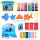 [70% neu] Eltern-Kind Pinguin Bunte Schlamm Plastil Plasticine Clay Clay Ultra-leichter Tonraum Sand 36 Farbe Disney Finding Nemo Light Schlamm Kindertag Geschenke Jungen und Mädchen Spielzeug handgefertigt DIY Storage Box Set