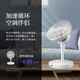 Sezze Japanese air circulation fan electric fan household floor fan smart desk fan DC frequency conversion timing desktop fan remote control energy-saving light turbine convection ventilation fan Y-288W (PLUS)