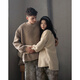 Couple pajamas in the same language, autumn and winter thickened coral velvet, warm and velvet, can be worn outside, men's and women's home clothes, winter gifts, women's R1528 M 160 women