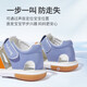 Shepherd boy baby sandals women's step front shoes, shoes, summer soft sole boys' head-pack sandals, new sprout green size 19
