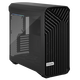 Fractal DesignTorrent standard FD chassis mid-tower black side transparent EATX comes with 2*18/3*14 fans RGB supports 420 water-cooled graphics card 423 black computer desktop host Torrent black glass version (light color)