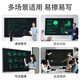 PBJ超大高亮100/80/70/60英寸电子黑板大屏幕液晶画板办公家用直播教学分屏删除手写板培训白板可移动 80英寸星耀黑【BG分屏高亮款】+2支笔+充电线