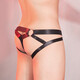 Die Versuchung des Verlangens, ultradünne Perspektive, seidige und sexy Männer-T-förmige Eier, spiegelloses und interessantes Tanga-Muschi, niedrige Taille, kostenlose Slips, schwule sexy Dessous, Weiß