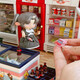 Mini toys, small supermarket, full doll house, mini toys, play, small house, mini simulation items, snacks, ice cream, random 5 empty bags