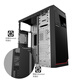 Big Buffalo (BUBALUS) 1008 business case + powerful 300 desktop computer electromechanical set (with optical drive position/with 300W power supply/support ATX motherboard/support backline/home office)