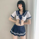 温诗欧女士性感睡衣女极污度诱惑内衣全露变态夫妻刺激大码jk黑丝情趣制 性感短袖女护套装7027 情趣丝袜极度诱惑套露乳