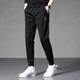 LEXC Light Luxury High-High Grain Sports Sports Pants Summer Spring Autumn Winter New Borded Gold Fashion Pants Loose Plus Velvet Black 3291 más Velvet M Recomendado 90-100 Jin [Jin equivale a 0.5 kg]
