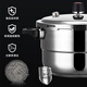 Triangle brand pressure cooker 304 stainless steel household gas induction cooker universal open flame explosion-proof pressure cooker genuine 304 stainless steel gas induction cooker universal 20cm 4L