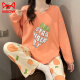 Cat Man (Miiow) Pajamas Spring y Autumn Algodón de manga larga suave y algodón de algodón linda CAJA CAPA EN AUTO SET 2025 NUEVO CAREATE 1047 AMOR INGLÉS M 160
