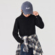 Balabala children's clothing children's sweater autumn and winter pullover turtleneck for boys and girls 24103201