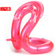 Yonglebao seventh-generation snake-shaped swimming ring ring-shaped inflatable toy for children to adults, S size red, double/3 airbags randomly sent