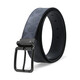 CoaCH (COACH) Men's Business and Casual Presbyterian Belt Pin-buckle Belt Gift 1283QBMI5 Black Gray 128cm 115cm