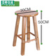 Solid wood small round stool wooden stool household oak stool shoe stool household low stool eating stool 25CM high
