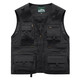Mingwei Baoden chaleco masculino delgada verano de verano reportero reportero de fotografía chaleco de pesca para hombres trabajos casuales de malla clip de caballo khaki xl (recomendado 140-155 Jin [Jin equivale a 0,5 kg])