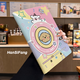 Ye Yu es adecuado para la tableta Xiaomi 6 PRO Registro creativo de caja de protección 11/12.4 pulgadas Case de cuero rotativo 5Pro anti-caza Xiaomi5/6 Xiaomi Tablet 6 Pro (11 pulgadas) Case de cuero giratorio V3527 Escuchando la línea de música Línea de música