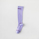 Xin Lishang thin calf socks for women yoga Pilates pressure quick-drying silicone non-slip stockings fitness skipping rope versatile high purple pair DY049 35-40 size