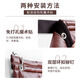 Jiujia Autumn and Winter Cotton Door Curtains for Household Thickened Windproof, Windproof, Soundproofing, Warmth and Coldproof Partition Hanging Curtains for Winter. Whole-piece PU leather coffee color - two layers of white silk cotton. Free hook. Customized shooting.