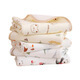 
Zi Jiafu baby urine separator pad can be washed pure cotton Class A waterproof and breathable baby urine anti-urination pads Aunt period physiological pads Footprint bear [Class A combed cotton] rice bottom 50*70