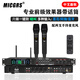 MICGRS professional pre-amp effector with wireless microphone engineering box conference home ktv singing amplifier 5.1 amplifier home theater anti-howling equalization adjustment audio processing EX20M