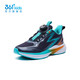 361 Yuscreen Technology 3.0 Children's Running Shoes 2025 Four Seasons New Water-Repellent Sports Shoes for Boys and Girls Rainscreen Third Generation Dark Stone Blue/Time Green 37