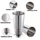 Fernas 304 stainless steel American three-stage Boston shaker, cocktail shaker, cocktail shaker set, three-stage mirror-5-piece set