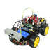CreateBlock Programming Robot Intelligent Car C51 Microcontroller Kit Wifi Video Monitoring Speed Measurement Tracking Barrier Remote Control Light Search Bluetooth WIFI4 Package Five Scale Parts