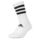 Adidas (adidas) chaussettes masculines et chaussettes féminines automne nouveau produit chaussettes décontractées chaussettes de sport entraînant un entraînement de fitness respirant confortable pour les chaussettes du tube moyen FH6629 FH6628 / White S