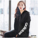 Adidas 阿迪达斯女装夹克春季新款运动服针织连帽跑步健身户外上衣外套 IK9893/魔力浅褐/加绒 S