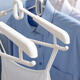 Yangyangyu plastic retractable adjustable clothes hanger rotating adult men and women dry and wet household large thickened white 10 L hangers length 40.5*height 21.3cm