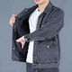 FELALWEN Denim Jacket Men's 2025 Trendy Spring and Autumn New Trendy Brand Handsome Work Jacket Loose Large Size Top Men's wt- R30 // Gray XL Recommended 130-145Jin Jin is equal to 0.5 kg